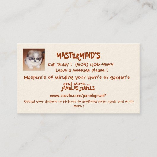 Cartes de visite (Devant)