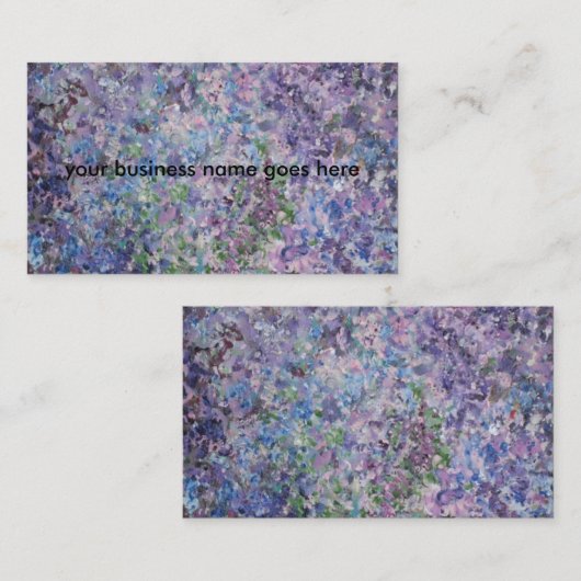 cartes de visite (Devant / Derrière)