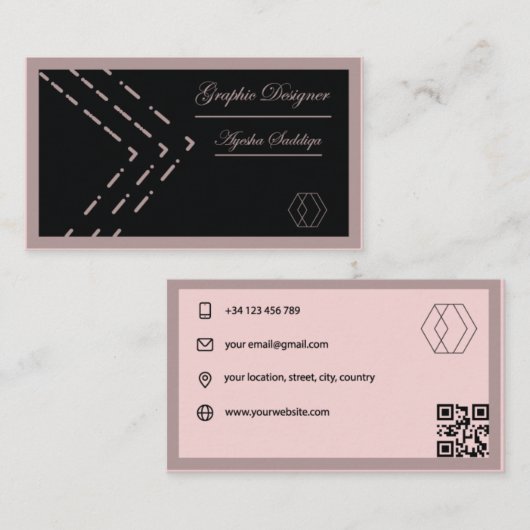 cartes de visite (Devant / Derrière)