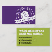 Cartes de visite (Devant / Derrière)