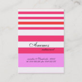  cartes de visite (Dos)