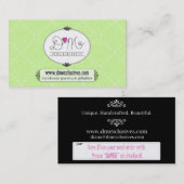 Cartes de visite (Devant / Derrière)