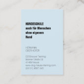 Cartes de visite (Dos)