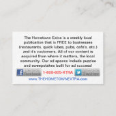 Cartes de visite (Dos)