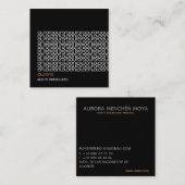 CARTES DE VISITE (Devant / Derrière)