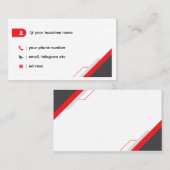 CARTES DE VISITE (Devant / Derrière)