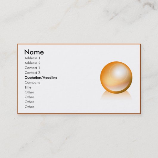 Cartes de visite (Devant)