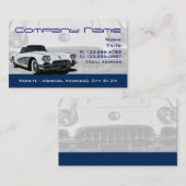 Cartes de visite 1960 de Corvette (Devant / Derrière)