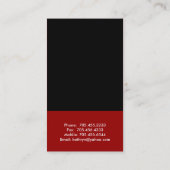 Cartes de visite - 1 moderne (Dos)