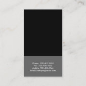 Cartes de visite - 1 moderne (Dos)