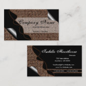 Cartes de visite 2 de tuile en verre souillé de (Devant / Derrière)