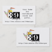 cartes de visite 39designs (Devant / Derrière)