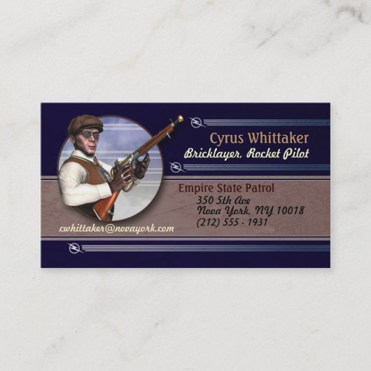 Cartes de visite #3 pilotes de Rocket (Devant)