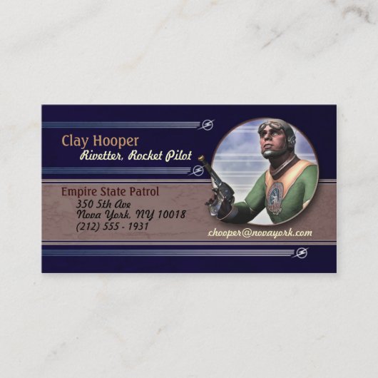 Cartes de visite #5 pilotes de Rocket (Devant)