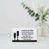 cartes de visite à bougies (Debout devant)