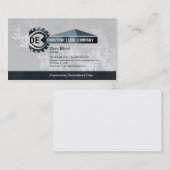 Cartes de visite à la maison de monogramme de (Devant / Derrière)