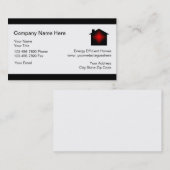 Cartes de visite à la maison de technologie (Devant / Derrière)