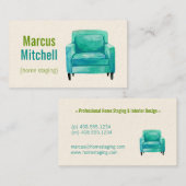 Cartes de visite à la maison d'échafaudage - (Devant / Derrière)