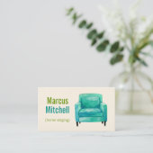 Cartes de visite à la maison d'échafaudage - (Debout devant)