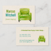 Cartes de visite à la maison d'échafaudage - (Devant / Derrière)