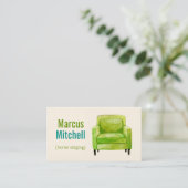 Cartes de visite à la maison d'échafaudage - (Debout devant)