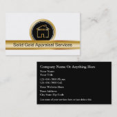 Cartes de visite à la maison d'inspection (Devant / Derrière)