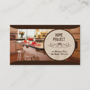 Cartes de visite à la maison du projet de Gerty