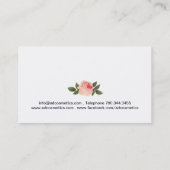 Cartes de visite à la maison élégants (Dos)