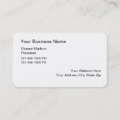 Cartes de visite à la mode de boutique de mode (Dos)