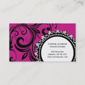 CARTES DE VISITE À LA MODE DE CONCEPTEUR (Dos)