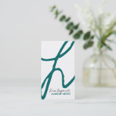 Cartes de visite à la mode de maquilleur (Debout devant)