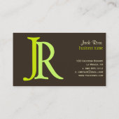 Cartes de visite à monogramme (Dos)