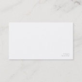 Cartes de visite à monogramme masculin (Dos)