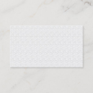 Cartes de visite à texture de lin de luxe