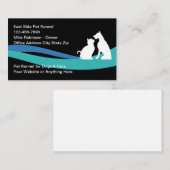 Cartes de visite À Thème Chien Et Chat De Cène Pou (Devant / Derrière)