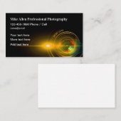 Cartes de visite à thème de la photographie Cool (Devant / Derrière)