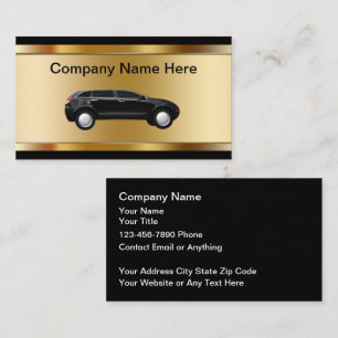 Cartes de visite à thème de l'automobile classique