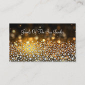 Cartes de visite à thème Glitzy Classy (Devant)