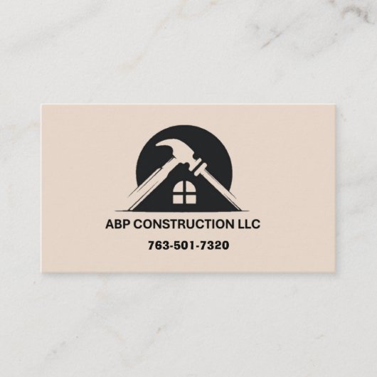 CARTES DE VISITE ABP Construction LLC (Devant)