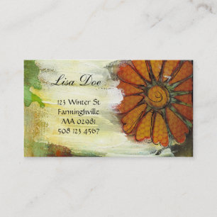 cartes de visite abstraits