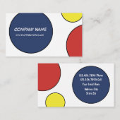 Cartes de visite Abstraits (Devant / Derrière)