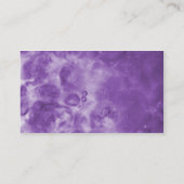 Cartes de visite abstraits brumeux pourpres 0002 (Dos)