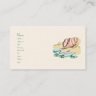Cartes de visite Abstraits de coquillages
