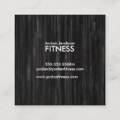 Cartes de visite Abstraits noirs (Dos)