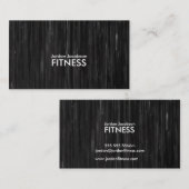 Cartes de visite Abstraits noirs (Devant / Derrière)