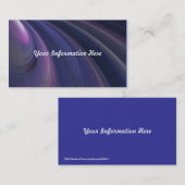 Cartes de visite Abstraits Rainbow Swirl (Devant / Derrière)