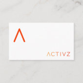 CARTES DE VISITE ACTIVZ (Devant)