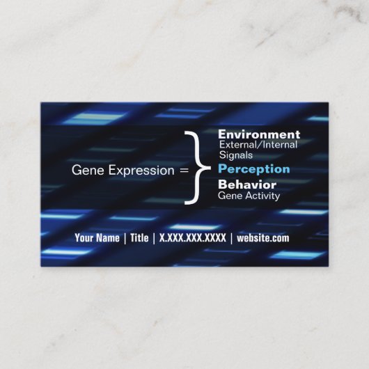 CARTES DE VISITE ADN (Devant)