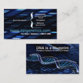 CARTES DE VISITE ADN (Devant / Derrière)