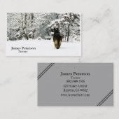 Cartes de visite adorables de berger allemand (Devant / Derrière)